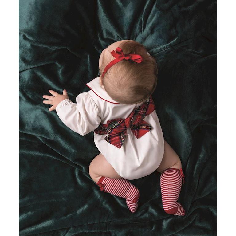 Mud Pie Tartan Bow Bubble