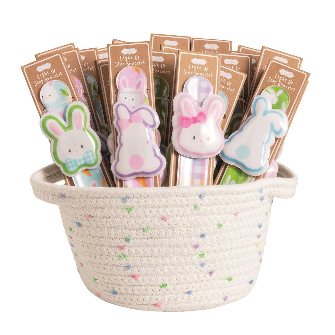 Easter Light-Up Slap Bracelet - LED Animal Character with Patterned Band