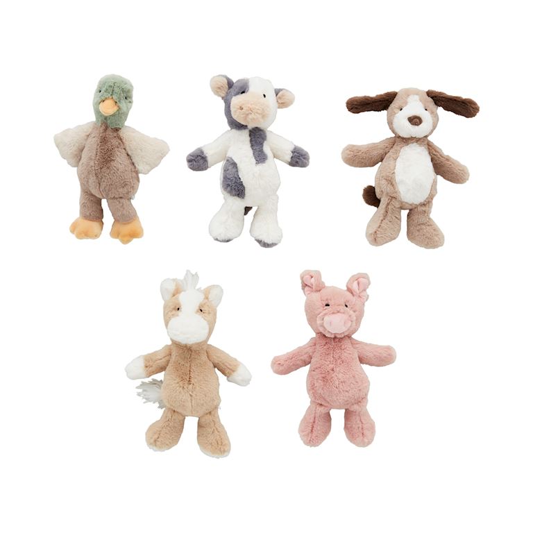 Mud Pie - Farm Plush Rattle Pals