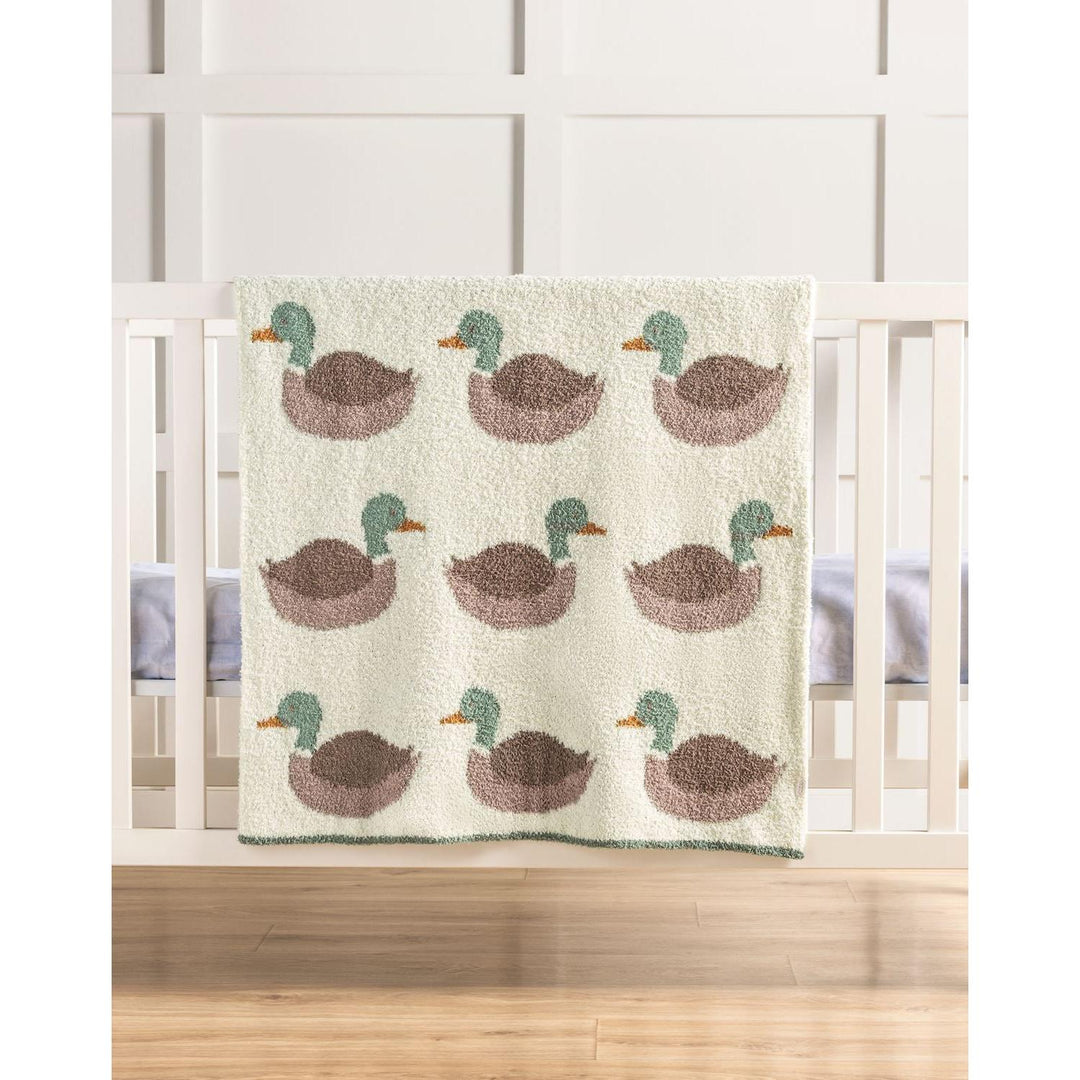 Mud Pie Mallard Chenille Blanket