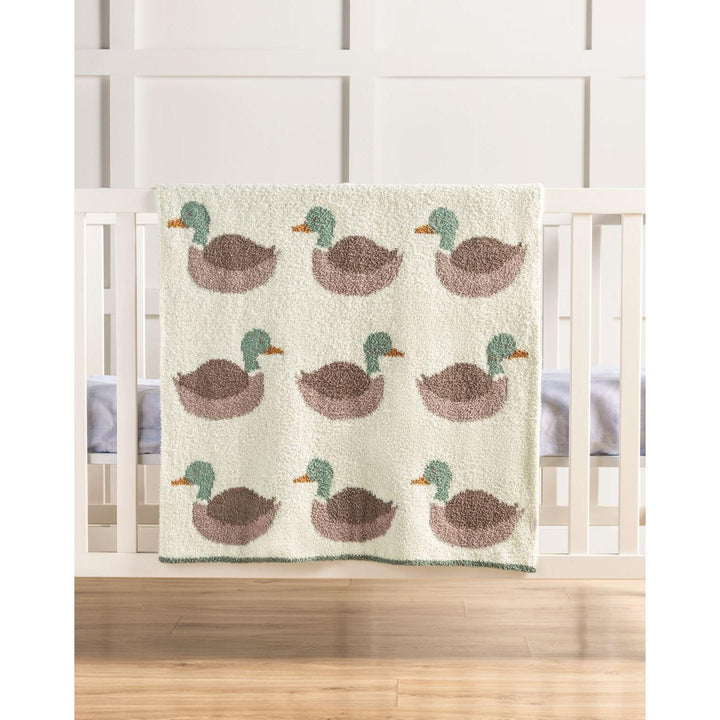 Mud Pie Mallard Chenille Blanket