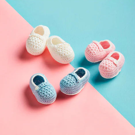 Mud Pie Crochet Baby Booties