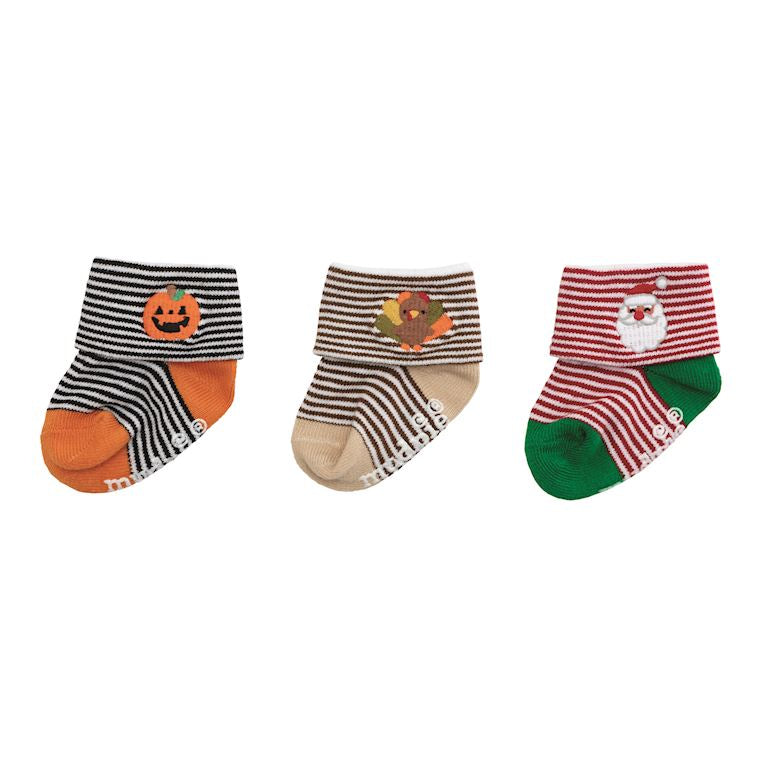 Mud Pie My First Holiday Sock Set