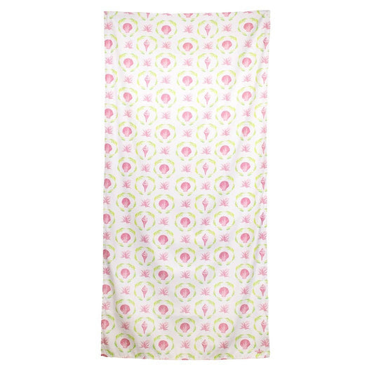 Brighton Terrace Beach Towel Pink Lilly/Lim 34x70