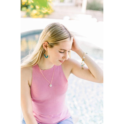 Recycled Glass Pendant Necklace