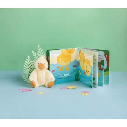 Plush Duck Book & Toy Set - 2-Piece Board Book and Cuddle Buddy