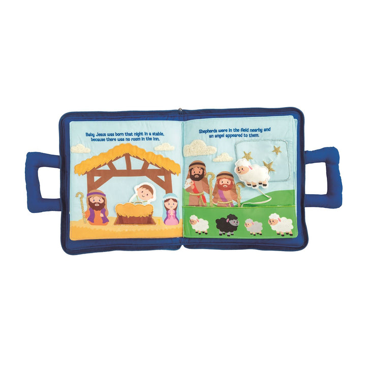 Mud Pie My First Nativity Fabric Quiet Book