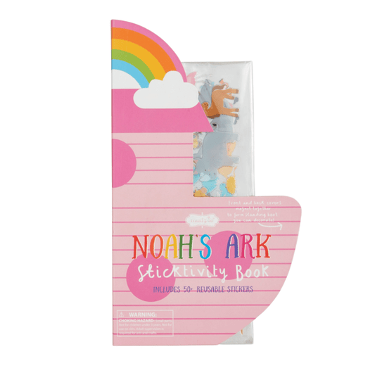 Noah's Ark Sticker Book - 50+ Reusable Stickers & Folds-Out Scene