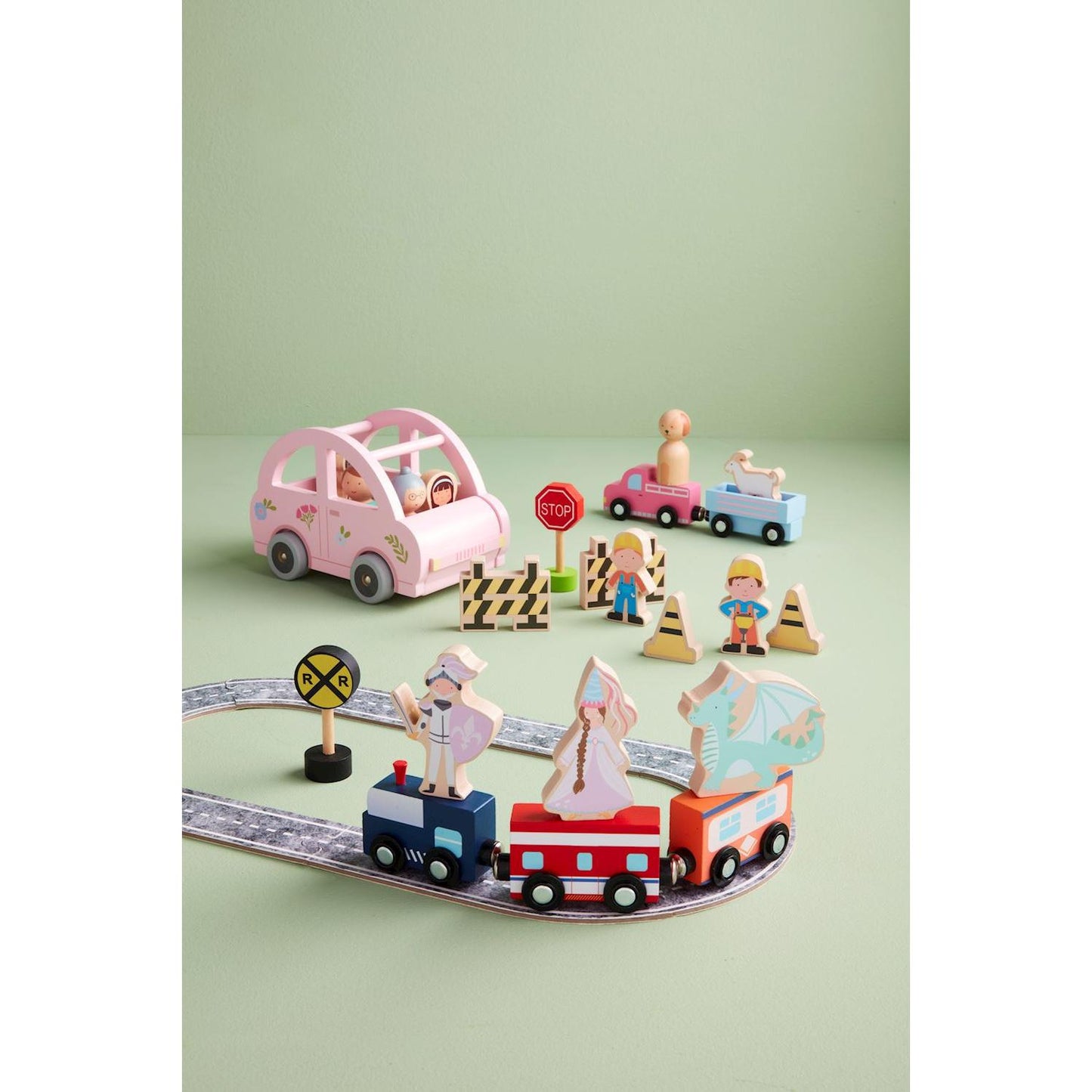 Train Wood Toy Set