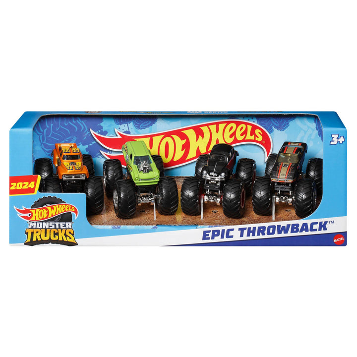 Mattel Hot Wheels Monster Trucks 4 Pack