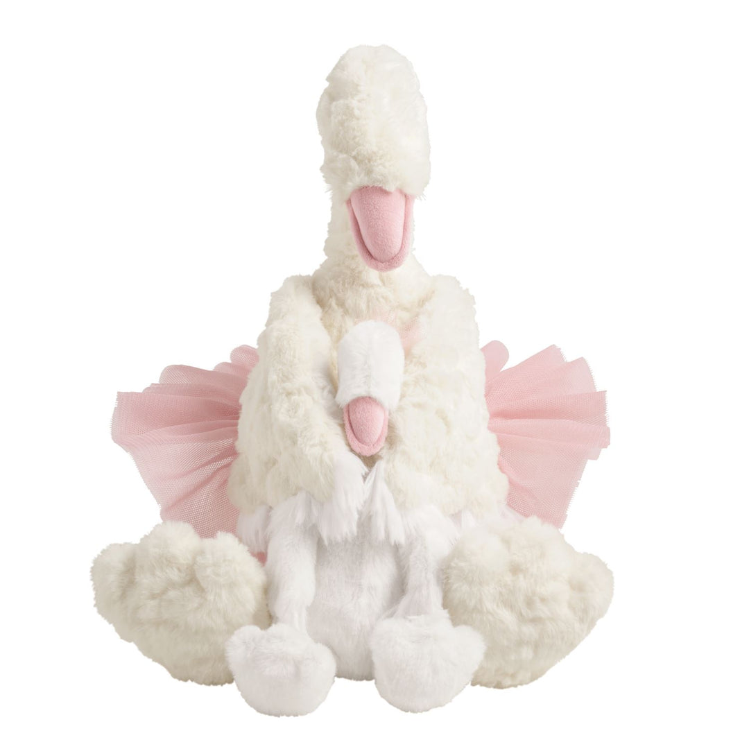 Mud Pie Swan Mama &amp; Baby Plush Set