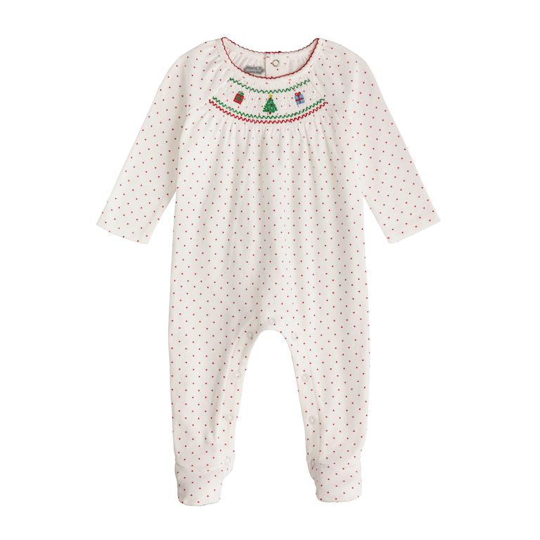 Mud Pie - Christmas Smocked Sleeper