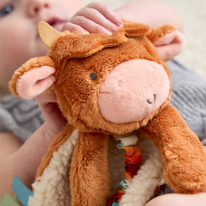 Itzy Ritzy Highland Cow Itzy Friends Lovey™ Plush