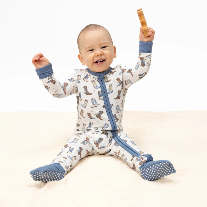 Cowboy Boots Bamboo Convertible Romper