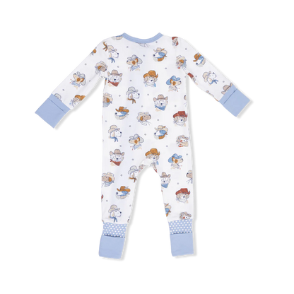 Cowdogs Bamboo Convertible Romper | Angel Dear