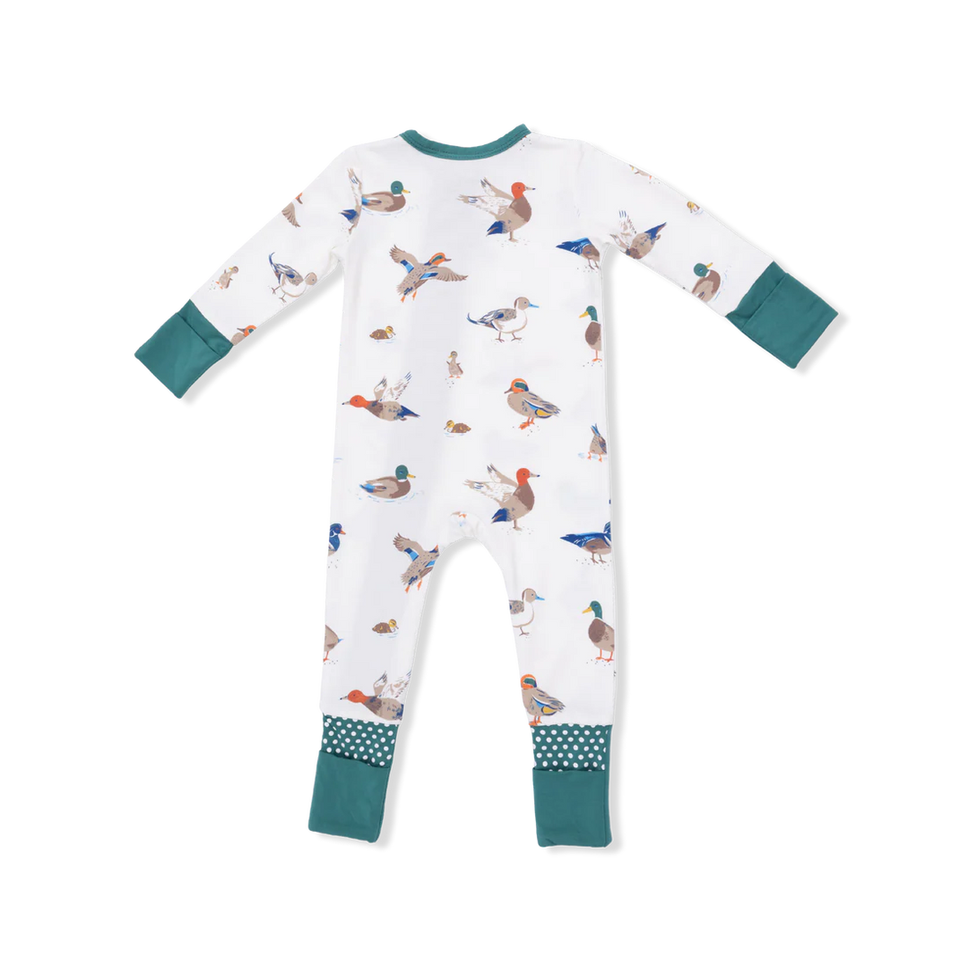 Ducks Bamboo Convertible Romper | Angel Dear