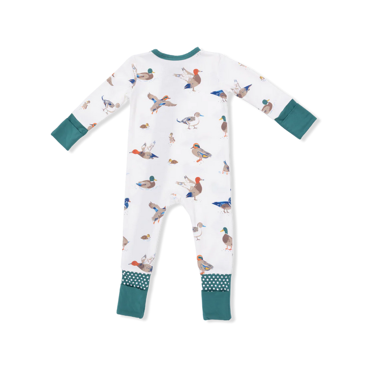 Ducks Bamboo Convertible Romper | Angel Dear
