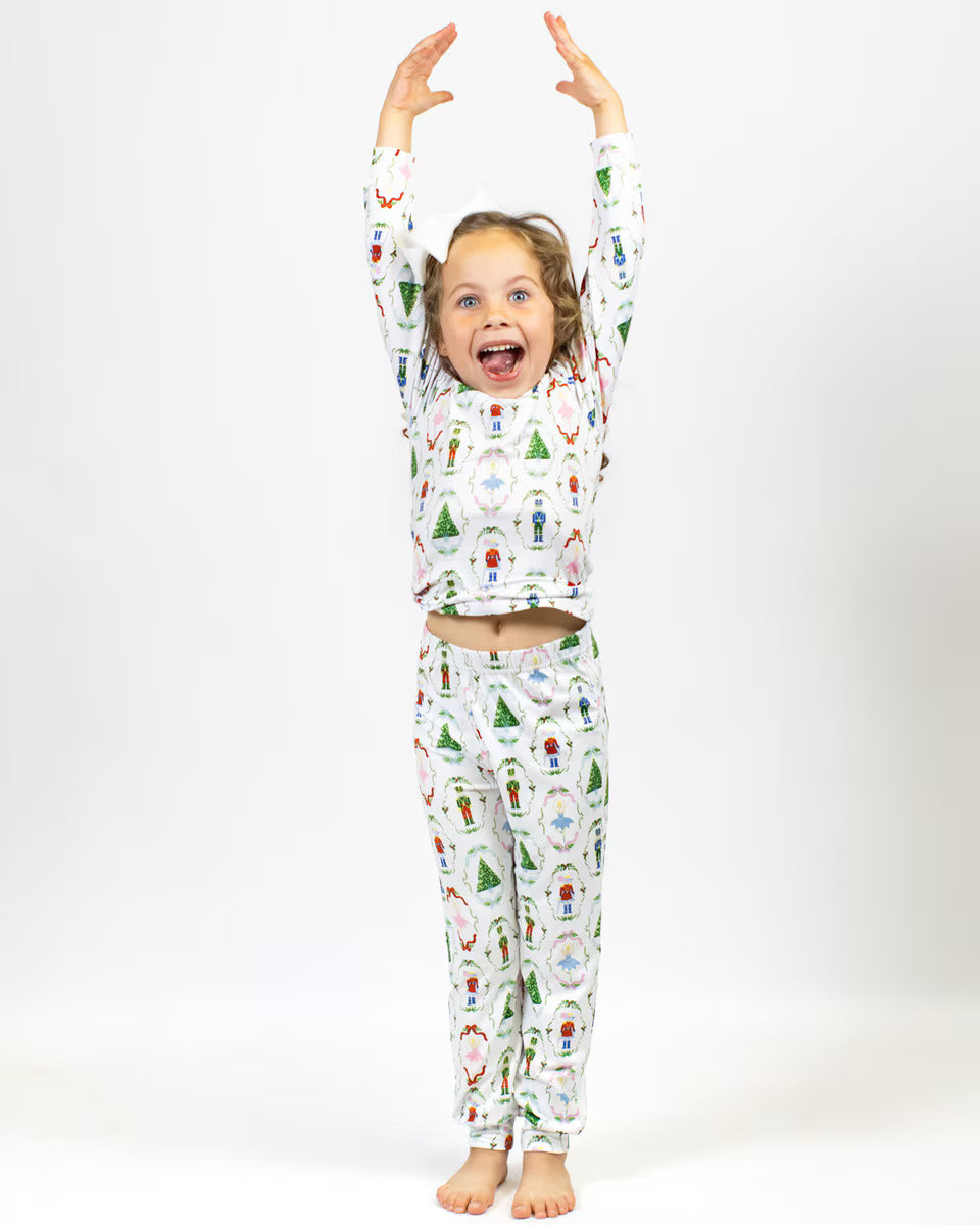Kids Nutcracker Waltz Long Sleeve Pajamas by The Royal Standard