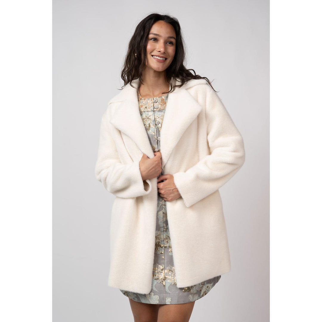Faux Fur Suede Coat – Ivy Jane