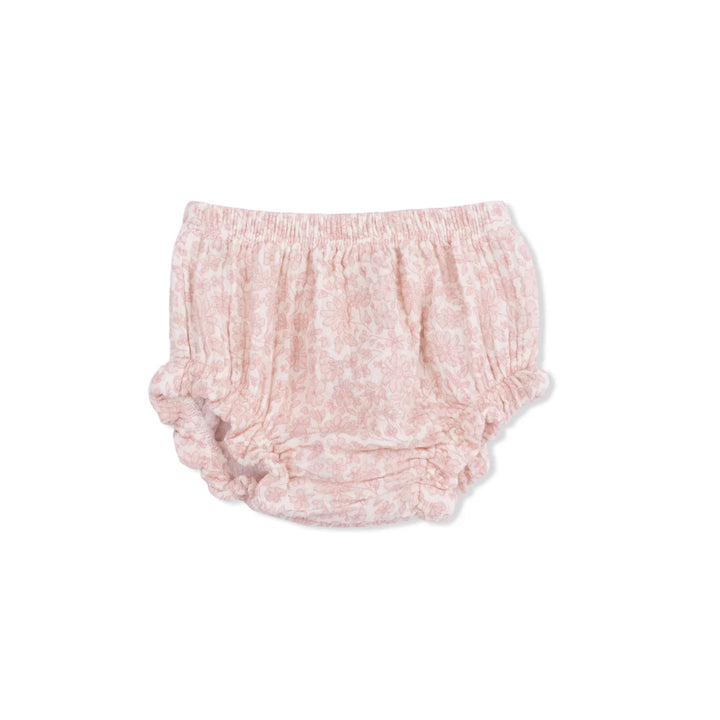 Harper Floral Organic Muslin Baby Doll Tunic &amp; Bloomer Set | Angel Dear
