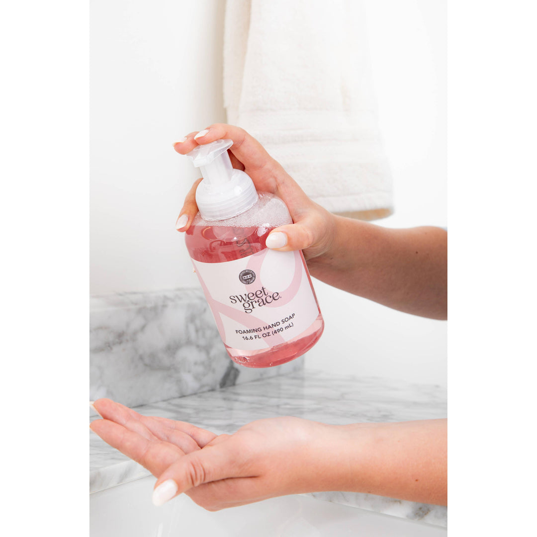 Sweet Grace Foaming Hand Soap - 4 Pack | Housewarming Gift