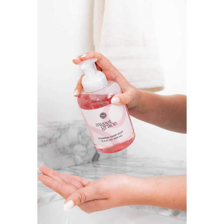 Sweet Grace Foaming Hand Soap - 4 Pack | Housewarming Gift