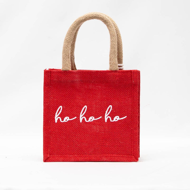 Red HoHoHo Petite Gift Tote