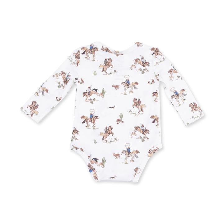 Angel Dear Horse Wrangler 2 Way Zipper Footie Cream