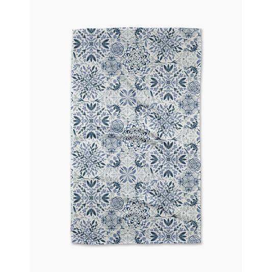 Floral Medallions Tea Towel
