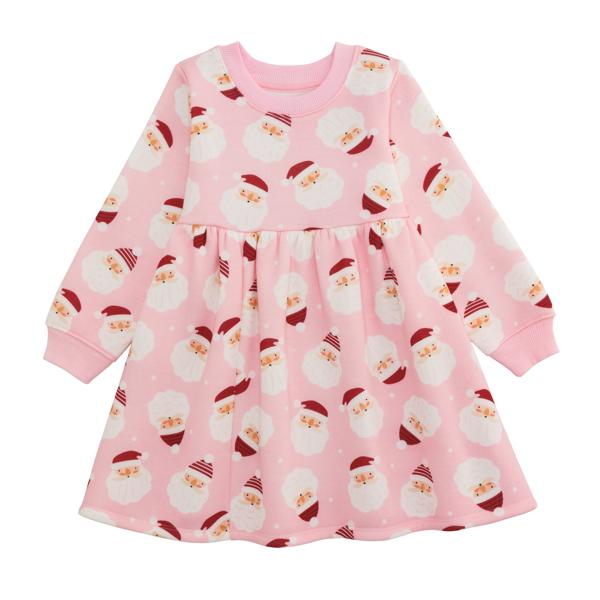 Santa Toddler Sweatshirt Dress