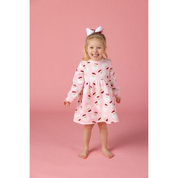 Santa Toddler Sweatshirt Dress