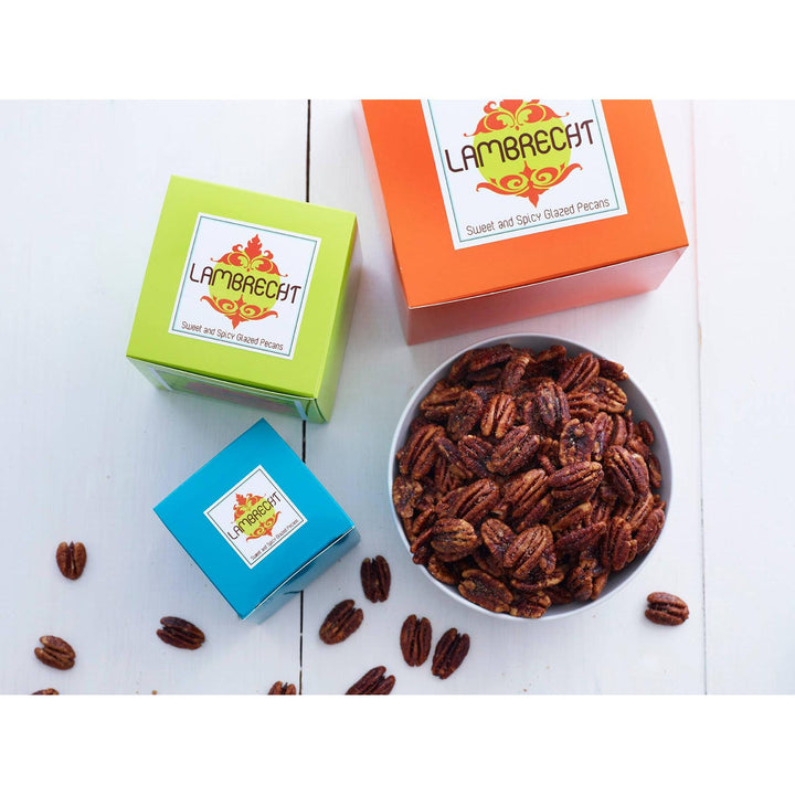8oz Box Sweet &amp; Spicy Glazed Pecans
