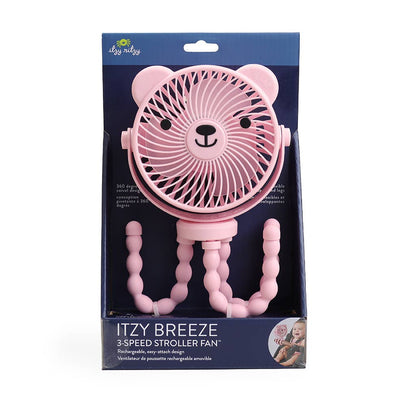 Itzy Ritzy® Itzy Breeze™ 3-Speed Stroller Fan – Pink