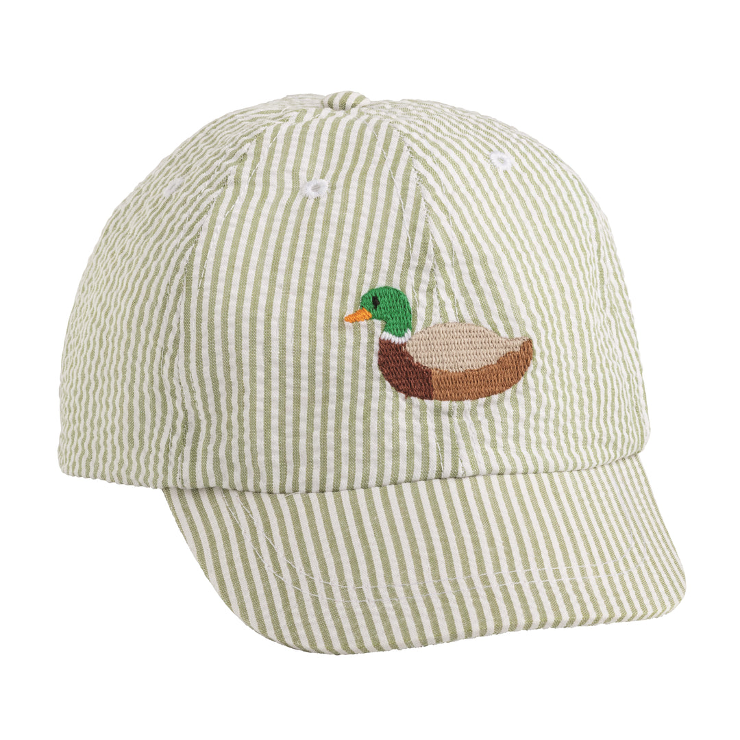 Mud Pie - Mallard Embroidered Hat
