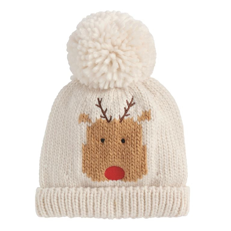 Mud Pie - Reindeer Chunky Knit Hat