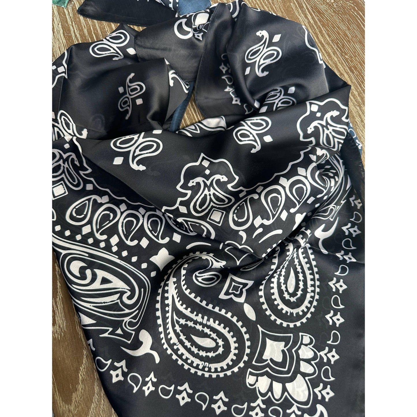 A Rare Bird Black Bandana Wild Rag