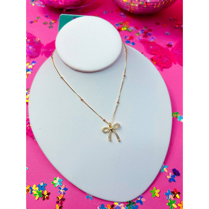 Isabella Bow Necklace