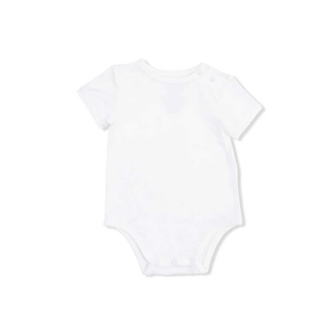 Farm Animals Bamboo Overall Shortie &amp; Bodysuit Set | Angel Dear