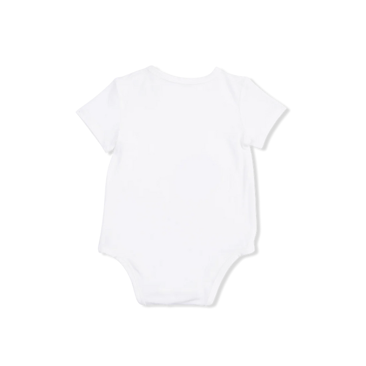 Farm Animals Bamboo Overall Shortie &amp; Bodysuit Set | Angel Dear