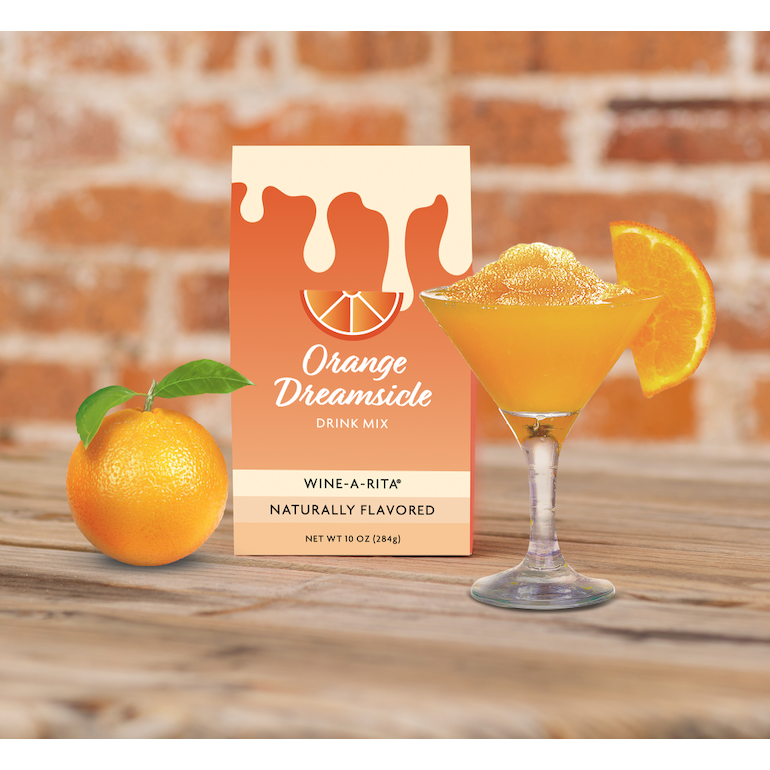 Orange Dreamsicle Wine Slushy Mix - Gourmet Cocktail &amp; Mocktail Base