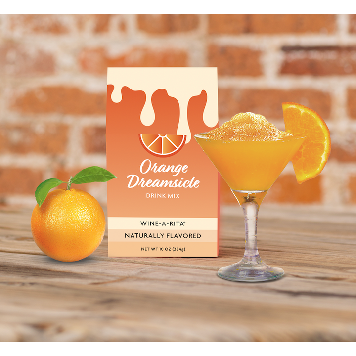 Orange Dreamsicle Wine Slushy Mix - Gourmet Cocktail &amp; Mocktail Base