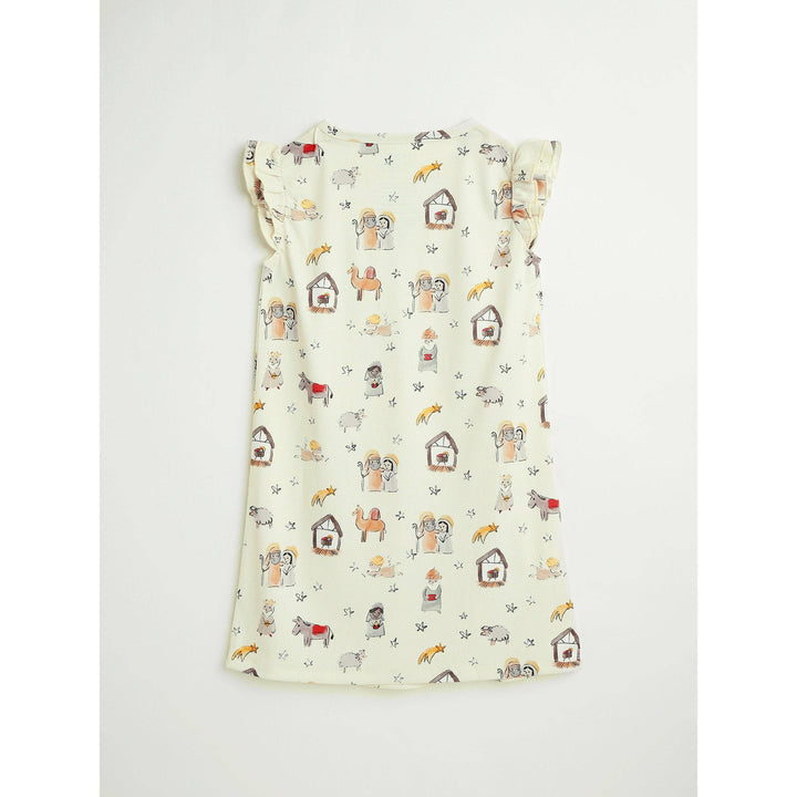 Away in a Manger PJ Girls Nightgown Polyester