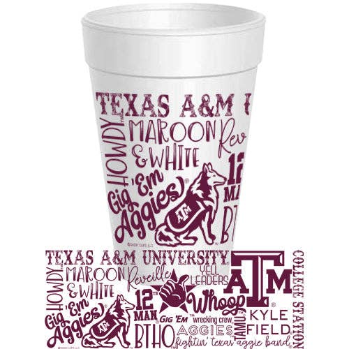 Texas A&amp;M - Traditions Font Wrap - 10 pack