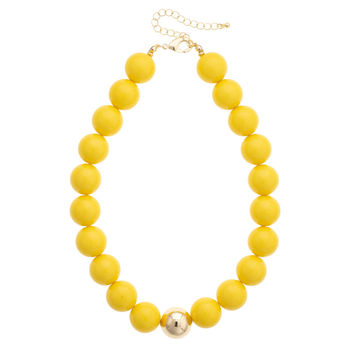 Marjorie Game Day Gumball Beaded Necklace