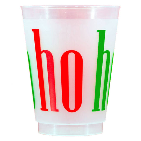 Christmas Frosted Cup 10 Pack {ho ho ho}