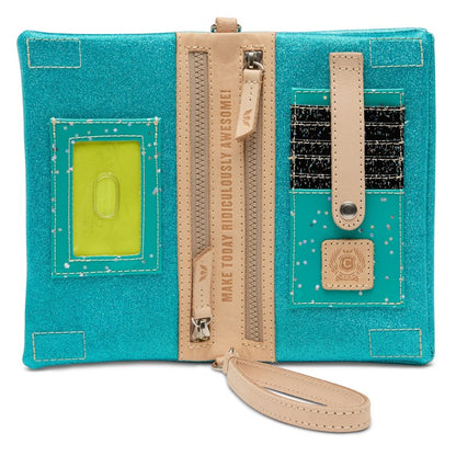 Consuela Lumi Uptown Crossbody - Iridescent Turquoise