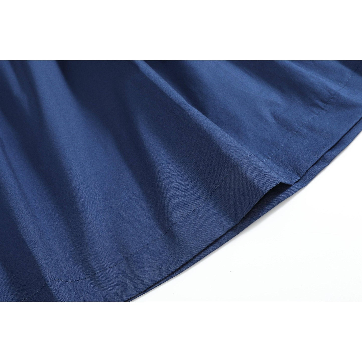 Blue Nativity Smocked Ruffle Bishop Dress