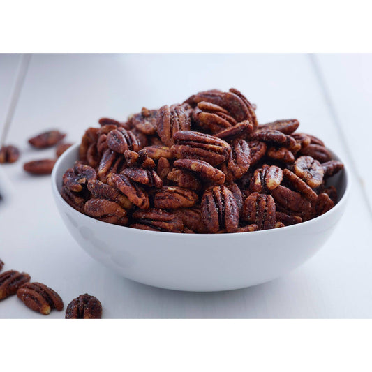 Sweet and Spicy Glazed Pecan Samples