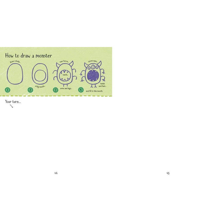 Step-By-Step Drawing Book : Usborne