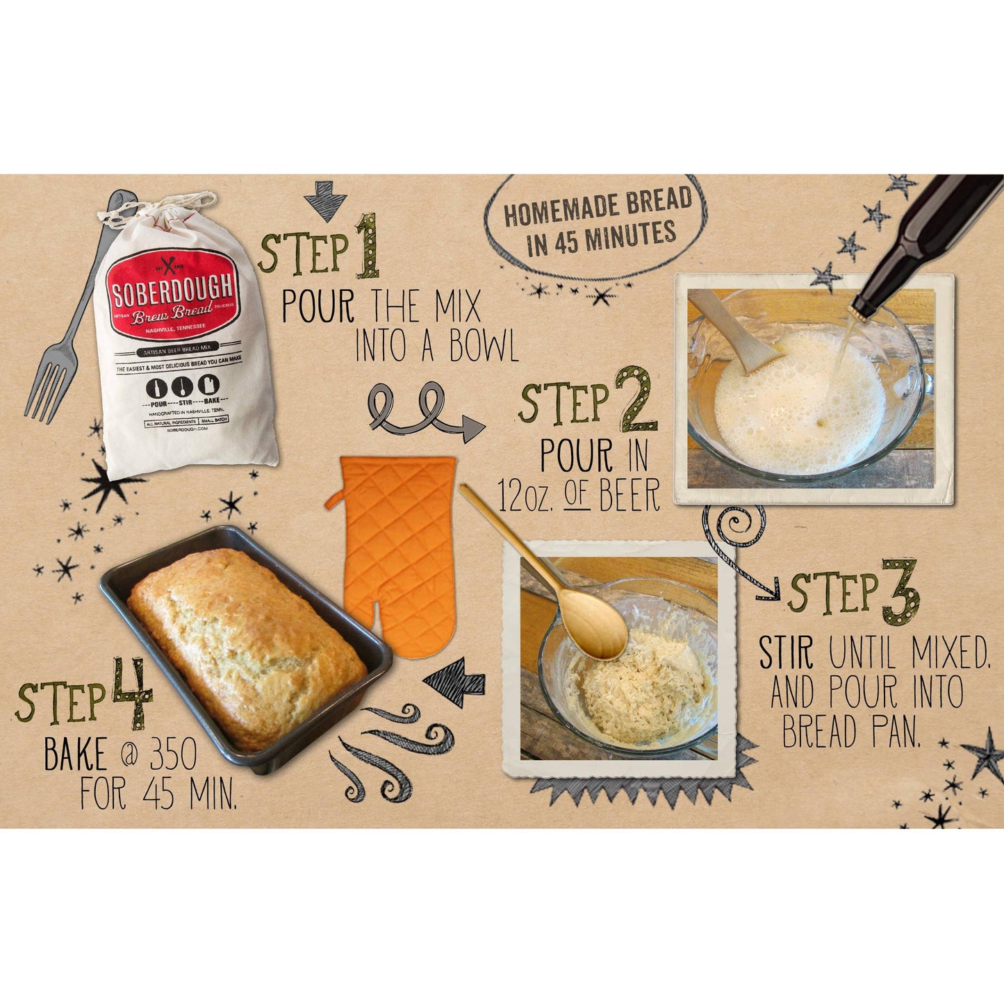 Honey Wheat Soberdough